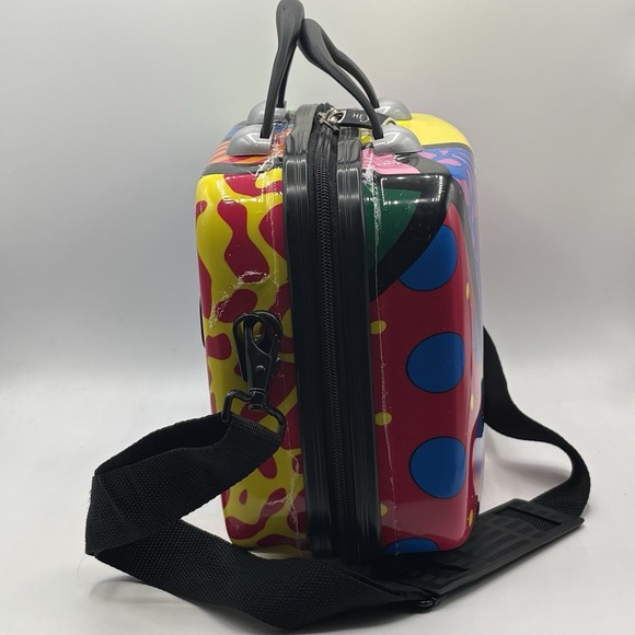 Heys Abstract Retro 90s Style Travel Carry-On Hard Shell make up Case - Picture 5 of 16